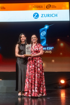 Zurich Seguros Ecuador, entre las empresas más sostenibles del país por tercer año consecutivo con Distintivo ESR