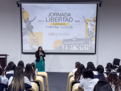 Estudiantes participaron en la octava edición de la Semana de la Libertad.